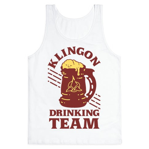 Klingon Drinking Team Tank Top